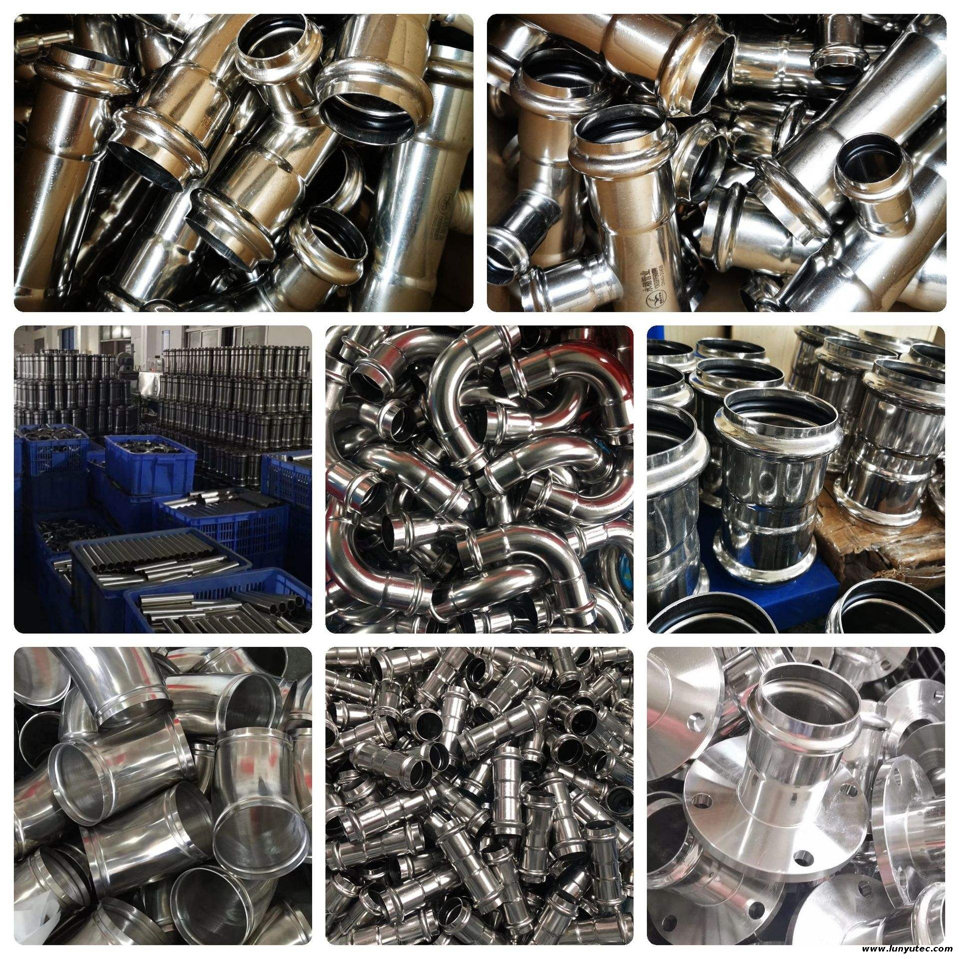 Manufacturer Quick Press Pullout Resistant Stainless Steel Plumbing Pipe And Fittings