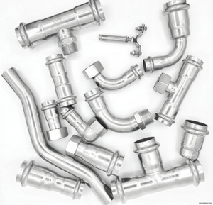 Manufacturer Quick Press Pullout Resistant Stainless Steel Plumbing Pipe And Fittings