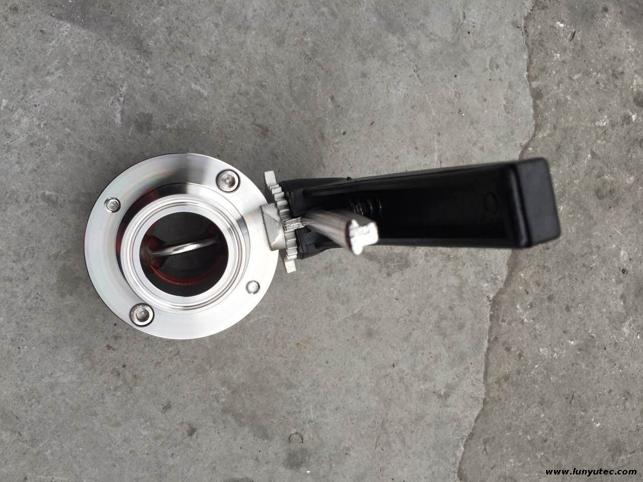 Stainless Steel Clamp Butterfly Valve With Plastic Multi-position Handle