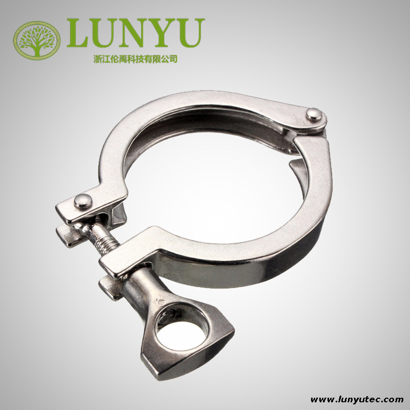 Stainless Steel Sanitary Heavy Duty Clamp Single Pin Clamp 