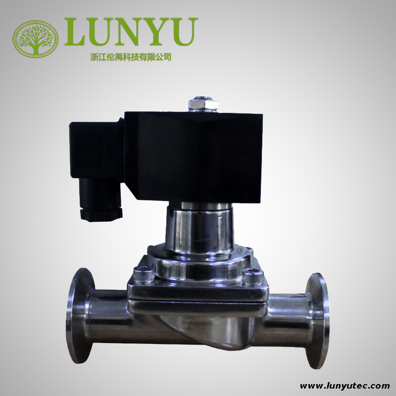 Stainless Steel Sanitary Clamp Solenoid Valve 