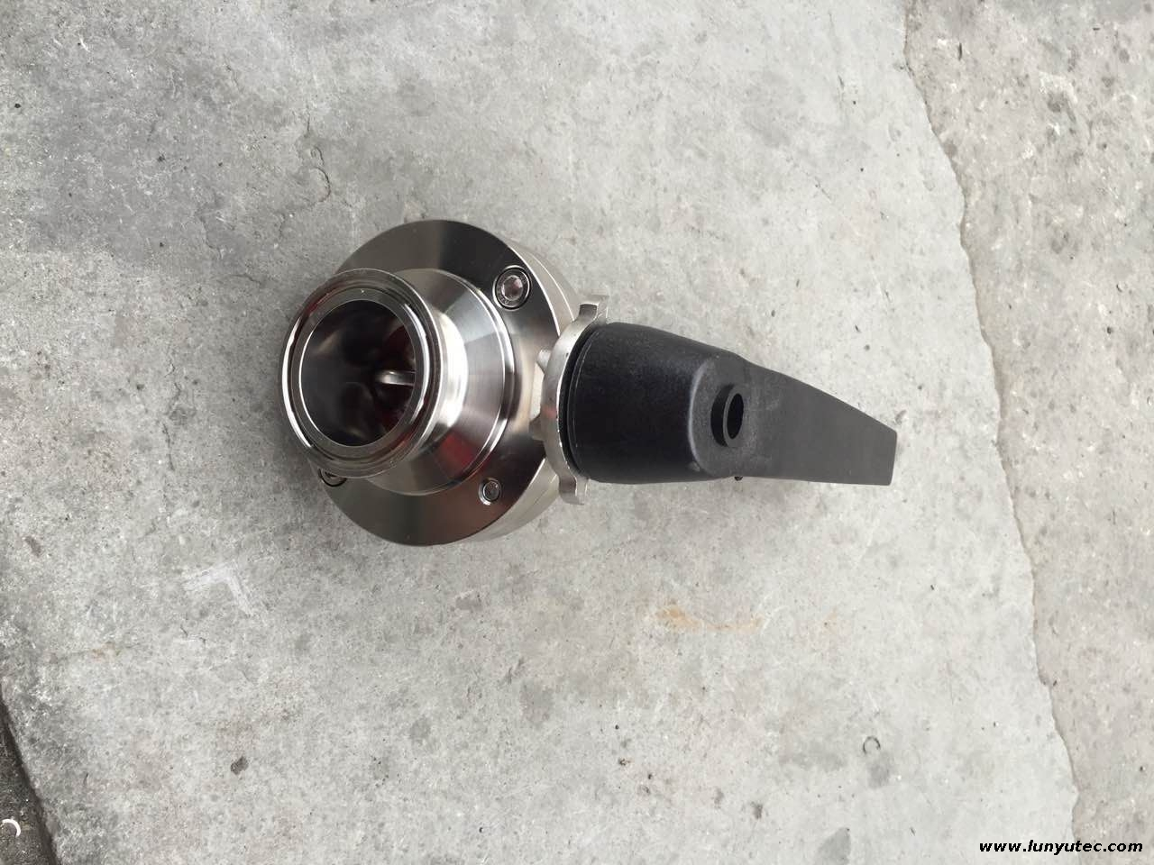 Stainless Steel Clamp Butterfly Valve With Plastic Multi-position Handle