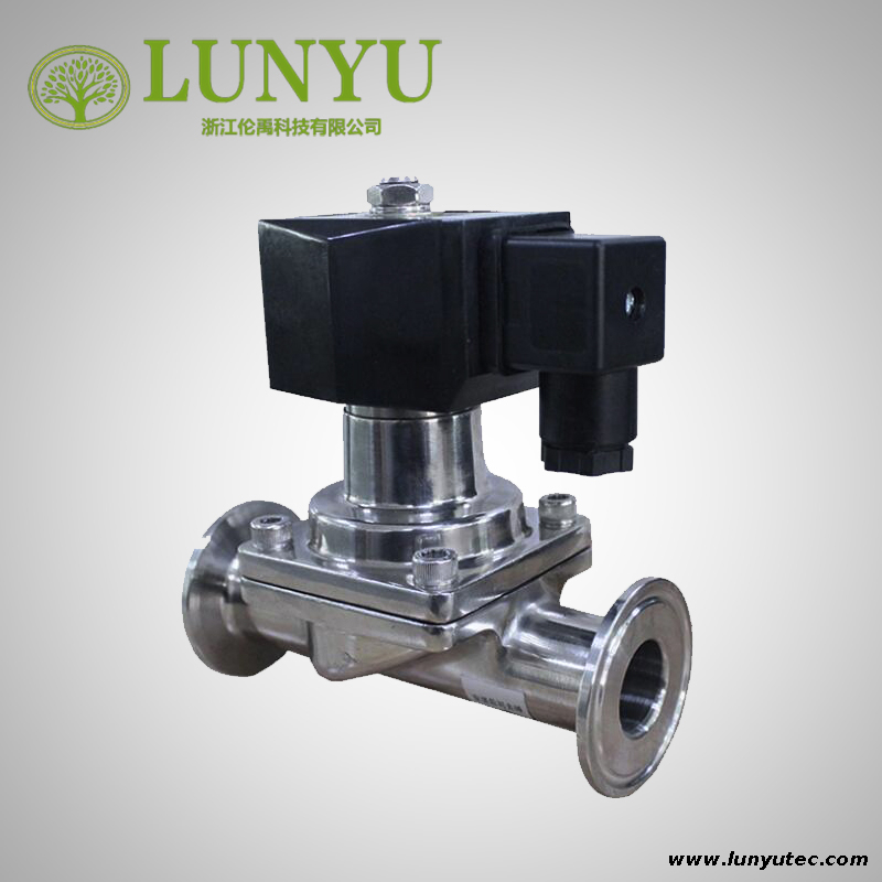 Stainless Steel Sanitary Clamp Solenoid Valve 