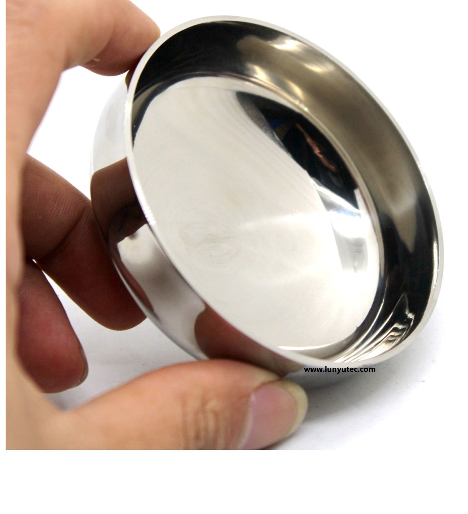 Sanitary Stainless Steel Pipe Cap Mirror Polish 304 316L 19-325MM