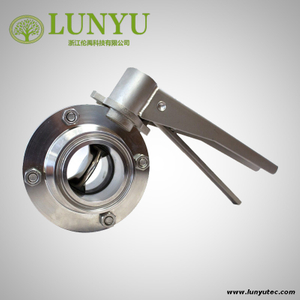Clamp Butterfly Valve Stainless Steel Multi-position Handle