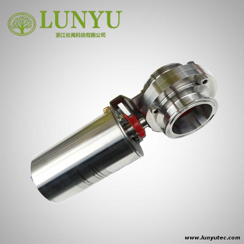 Stainless Steel Sanitary Pneumatic Butterfly Valve