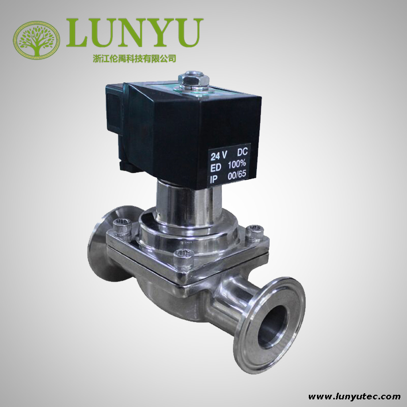 Stainless Steel Sanitary Clamp Solenoid Valve 