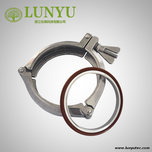 KF-ISO Stainless Steel Vacuum 3pc Clamp For Semiconductor Industry