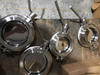 Stainless Steel Powder Discharge Butterfly Valve Manual Type