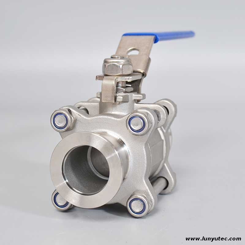 Stainless Steel Vacuum KF Ball Valve For Semiconductor Industry
