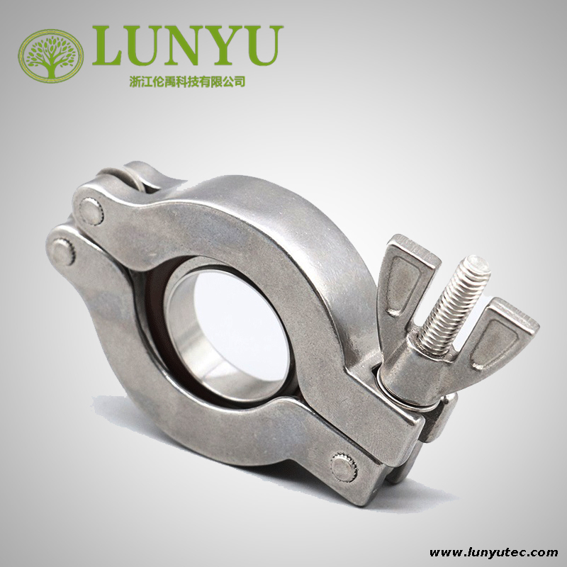 Stainless Steel Vacuum KF Clamp For Semiconductor Industry