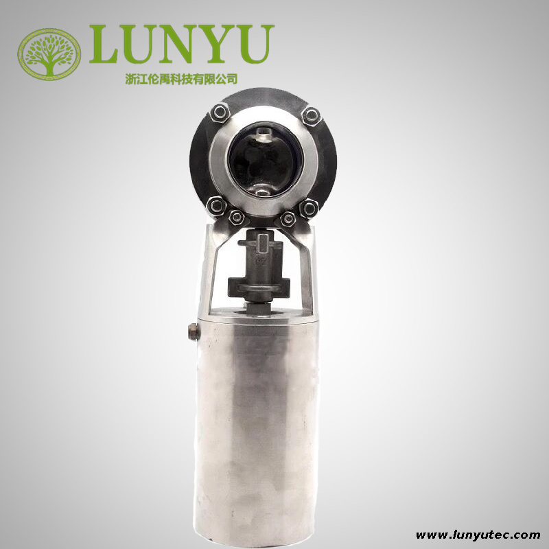 Sanitary Pneumatic Butterfly Valve Stainless Steel 304