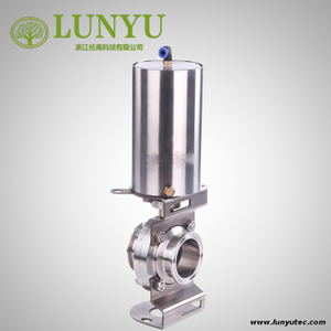 Stainless Steel Sanitary Pneumatic Butterfly Valve