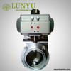 Stainless Steel 304 Sanitary Pneumatic Butterfly Valve 