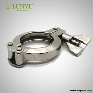 Stainless Steel 304 Pipe Clamp Double Pin 13MHHM-DP