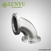 Stainless Steel ISO Vacuum Elbow For Semiconductor Industry