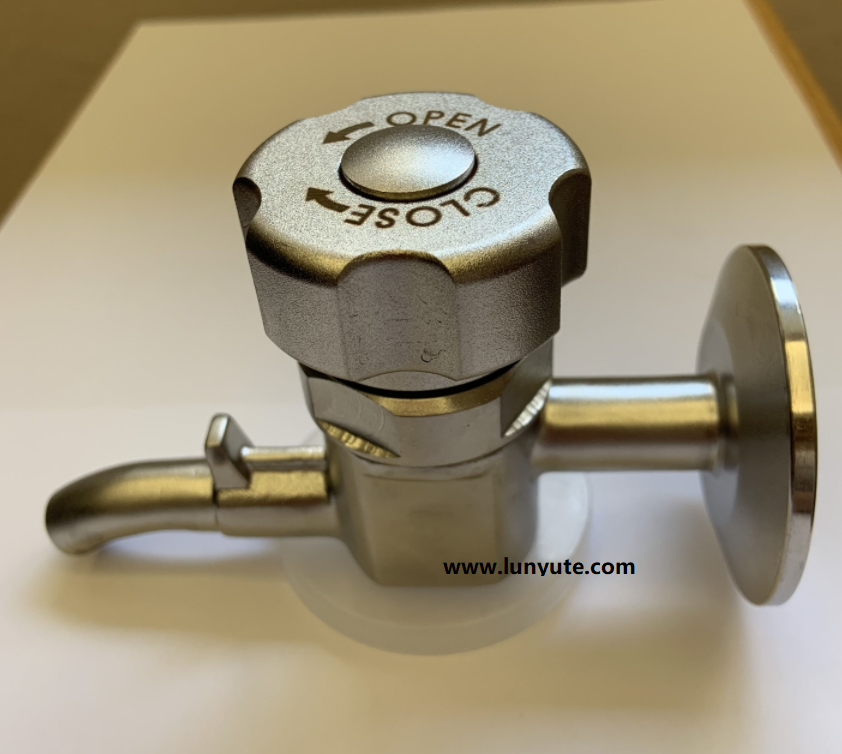 Sanitary Stainless Steel Sample Valve For Beer Brewery