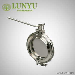 Stainless Steel Powder Discharge Butterfly Valve Manual Type