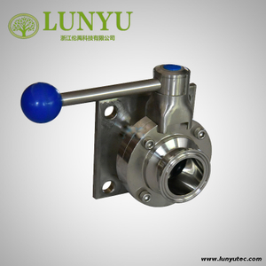 Stainless Steel Sanitary Butterfly Valve For Wine Industry