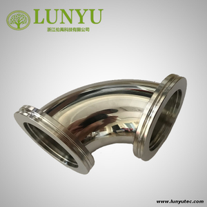 Stainless Steel ISO Vacuum Elbow For Semiconductor Industry