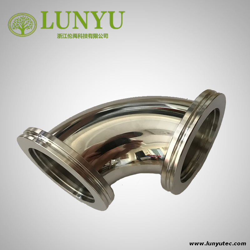 Stainless Steel ISO Vacuum Elbow For Semiconductor Industry