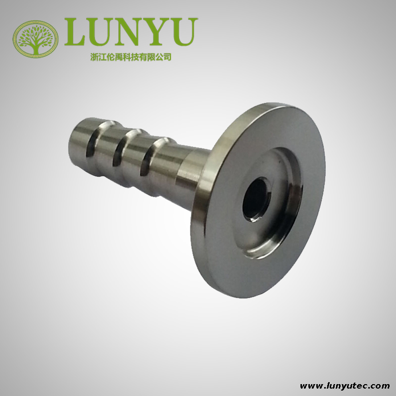 KF-ISO Stainless Steel Vacuum Hose Barb For Semiconductor Industry