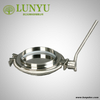 Stainless Steel Powder Discharge Butterfly Valve Manual Type