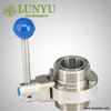 Stainless Steel Sanitary SMS Thread Butterfly Valve Square Pulling Handle