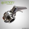 Clamp Butterfly Valve Stainless Steel Multi-position Handle