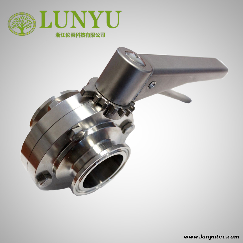 Clamp Butterfly Valve Stainless Steel Multi-position Handle