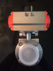 Stainless Steel 304 Sanitary Pneumatic Butterfly Valve 