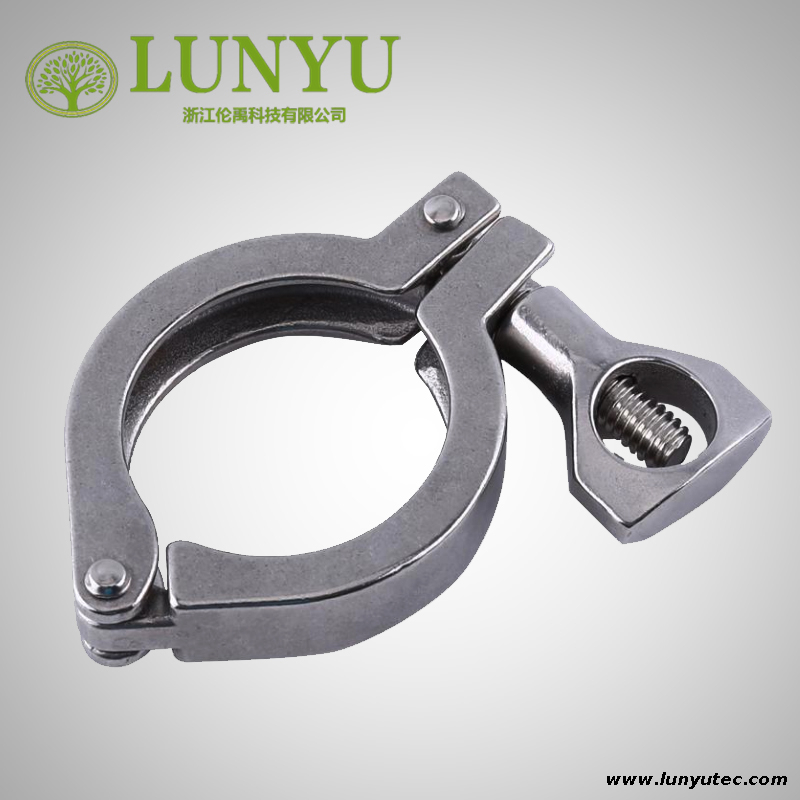 Stainless Steel Sanitary Heavy Duty Clamp Single Pin Clamp 