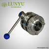 Stainless Steel Sanitary 3PC Butterfly Valve 