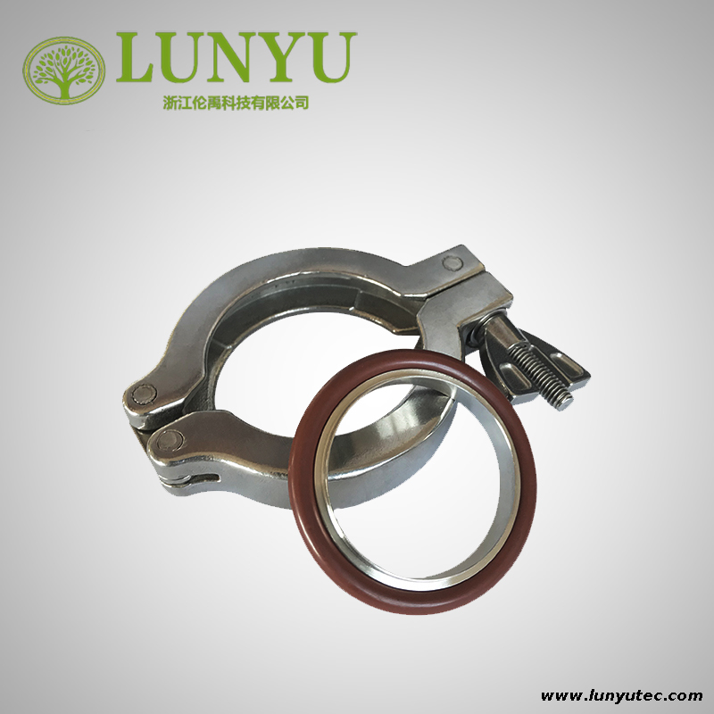 Stainless Steel Vacuum KF Clamp For Semiconductor Industry