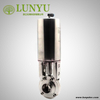 Sanitary Pneumatic Butterfly Valve Stainless Steel 304