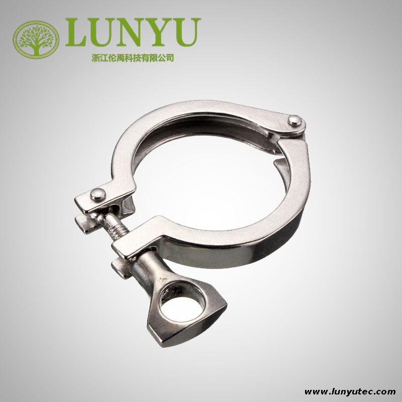 Stainless Steel Sanitary Heavy Duty Clamp Single Pin Clamp 
