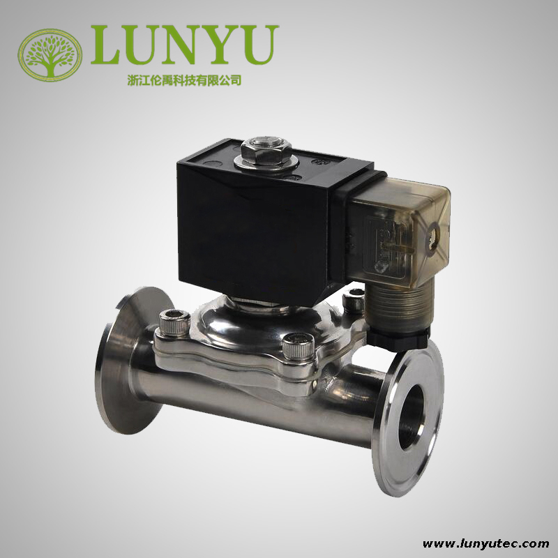 Stainless Steel Sanitary Clamp Solenoid Valve 
