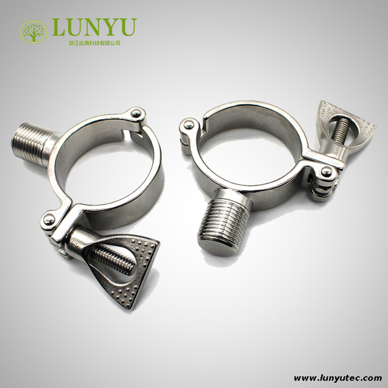 Stainless Steel Sanitary Thread Pipe Clamp