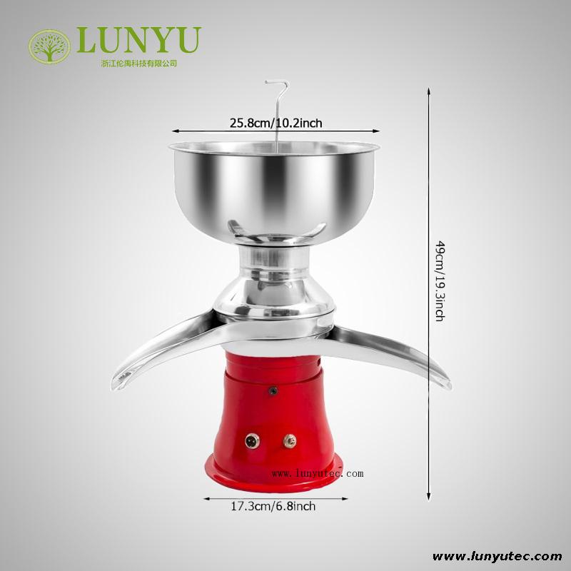 Stainless Steel Milk Cream Electric Centrifugal Separator 50L/H for Dairy Equipment